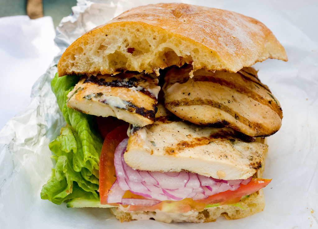 Grilled Chicken Sandwich at cookout menu info